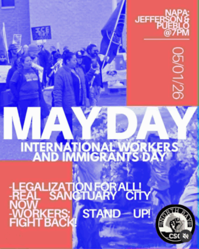 Napa Takes Action promotes May Day