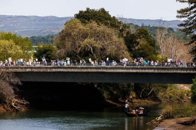 Napa Takes Action march